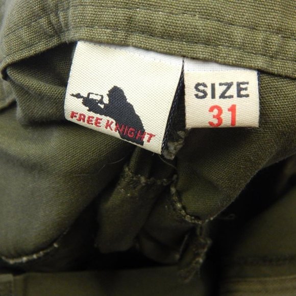 FreekKnIght Green Cargo Hunting Pants Size: 31 - Picture 7 of 10